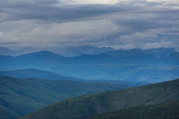 Colinas Verdes Verão Nas Montanhas Alasca — Fotografia de Stock