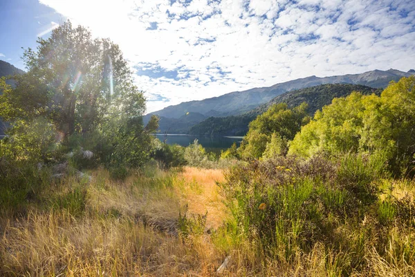 Prachtige Berglandschappen Patagonië Bergen Meer Argentinië Zuid Amerika — Stockfoto