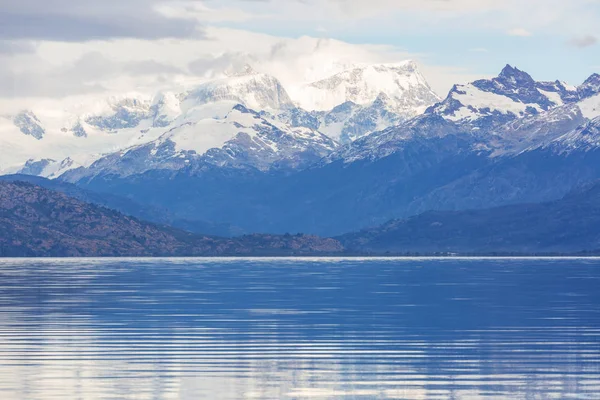 Prachtige Berglandschappen Patagonië Bergen Meer Argentinië Zuid Amerika — Stockfoto