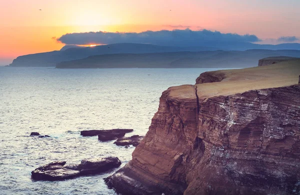 Woestijnlandschappen Stille Oceaan Peru Zuid Amerika — Stockfoto