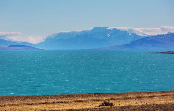 Hermosos Paisajes Montaña Patagonia Lago Montañas Argentina América Del Sur — Foto de Stock