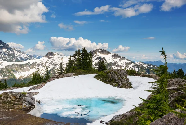 Piękny Szczyt North Cascade Range Waszyngton Usa — Zdjęcie stockowe