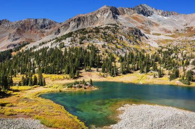 Colorado 'daki Dağ Manzarası Rocky Dağları, Colorado, ABD.