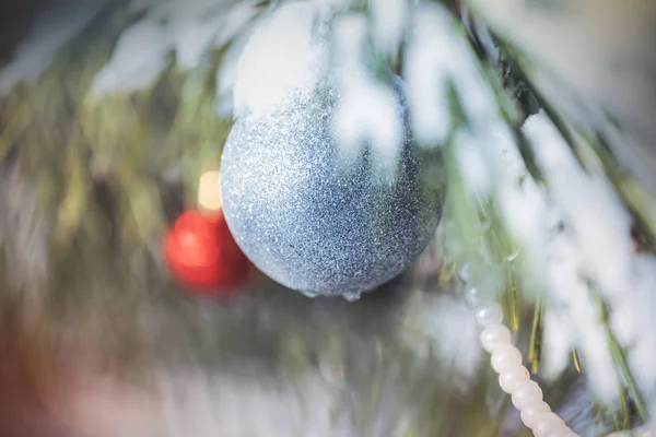 Vacker Traditionell Jul Inredning Närbild — Stockfoto