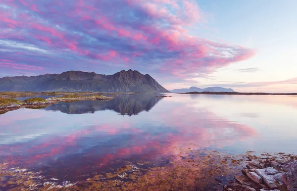 Kuzey Norveç Resimli Manzaraları — Stok fotoğraf