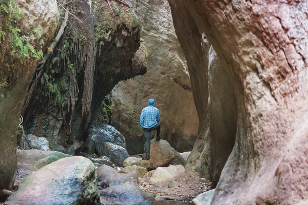 Avakas Gorge Distrito Paphos Chipre — Fotografia de Stock