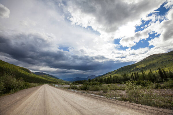 Highway in Alaska, United States