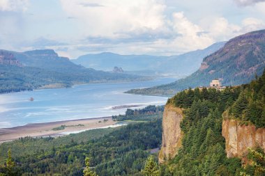Oregon ve Washington arasındaki Columbia Nehri Boğazı, Usa