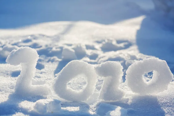 Achtergrond Nieuwjaar 2020 — Stockfoto