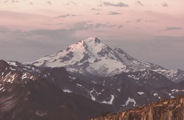 Hermoso Pico Montaña North Cascade Range Washington Estados Unidos — Foto de Stock