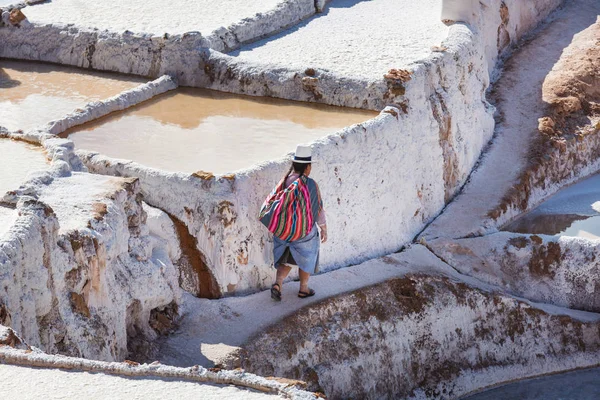 Maras Sós Tavak Található Urubamba Peru — Stock Fotó