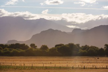 Arjantin dağlarında kırsal alanlar