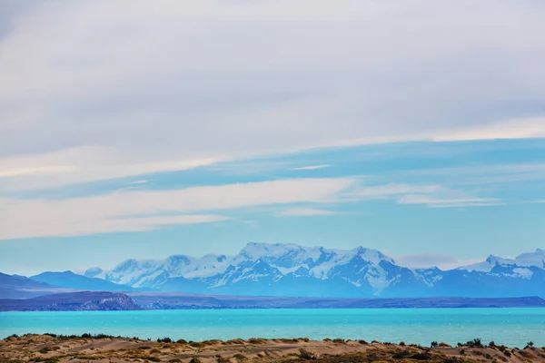 Prachtige Berglandschappen Patagonië Bergen Meer Argentinië Zuid Amerika — Stockfoto