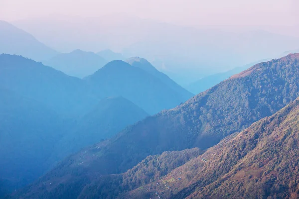 Paisaje Las Montañas Nepal — Foto de Stock