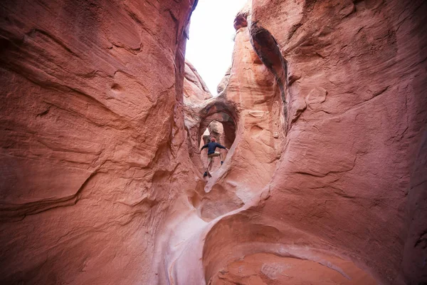 Slot Canyon Grand Staircase Escalante National Park Utah Usa Unusual — Stock Photo, Image