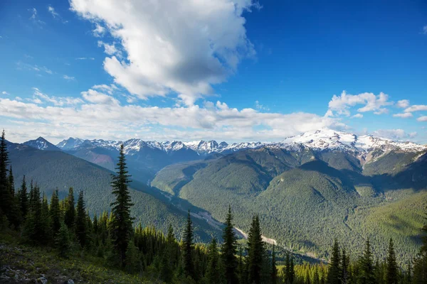 Magnifique Sommet Montagneux Dans Chaîne Des Cascades Nord Washington Usa — Photo