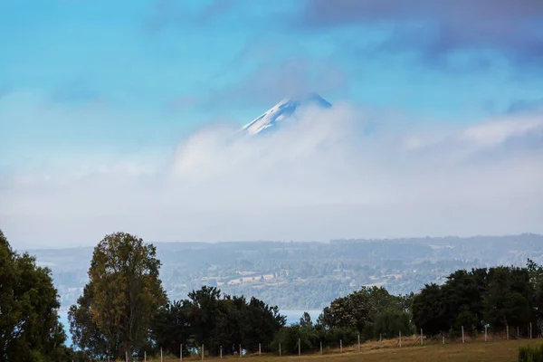 Osorno Vulkán Parque Nacional Vicente Perez Rosales Lake District Puerto — Stock Fotó