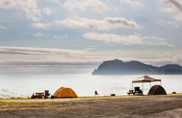 Tent Camping Recreation Site — Stock Photo, Image