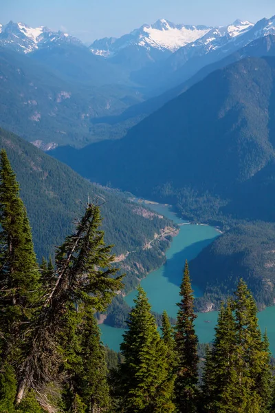 Belo Pico Montanha North Cascade Range Washington Eua — Fotografia de Stock