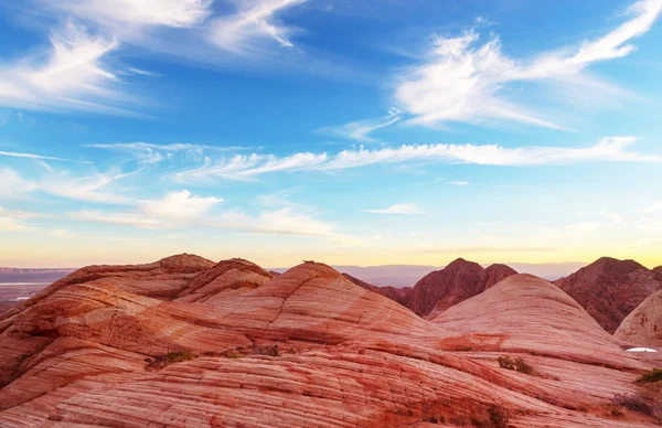 Monumento Nacional Los Acantilados Vermilion Paisajes Amanecer Montañas Inusuales Paisaje —  Fotos de Stock