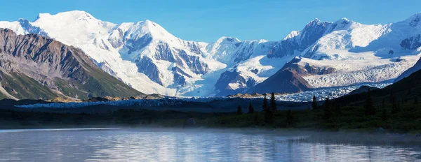 Mountains Wrangell Elias National Park Alaska — ストック写真