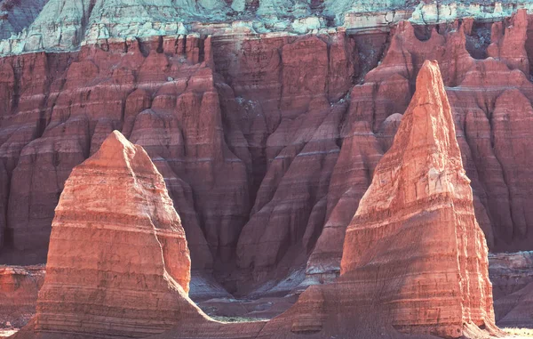 Formaciones Arenisca Utah Hermosos Paisajes Inusuales —  Fotos de Stock