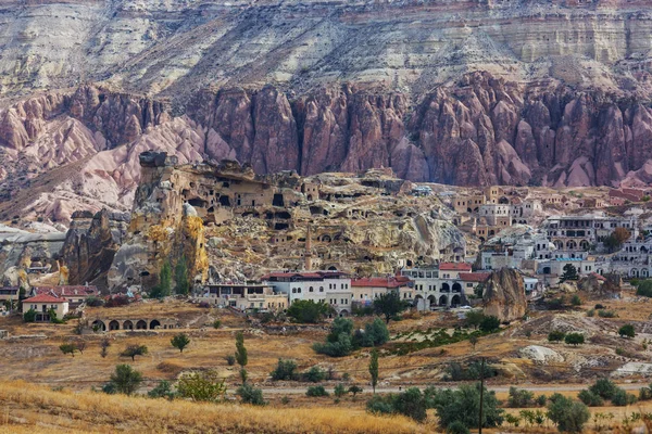 Kapadokya Türkiye Alışılmadık Kaya Oluşumu — Stok fotoğraf