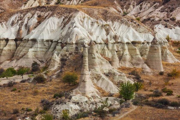 Szokatlan Kőképződés Cappadociában Törökországban — Stock Fotó