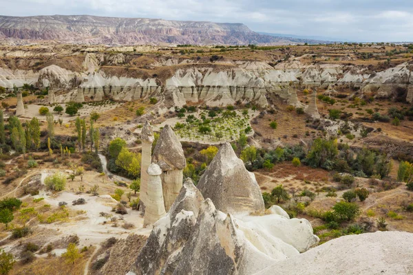 Szokatlan Kőképződés Cappadociában Törökországban — Stock Fotó