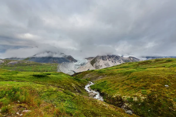 Picturesque Mountain View Canadian Rockies Summer Season — стокове фото