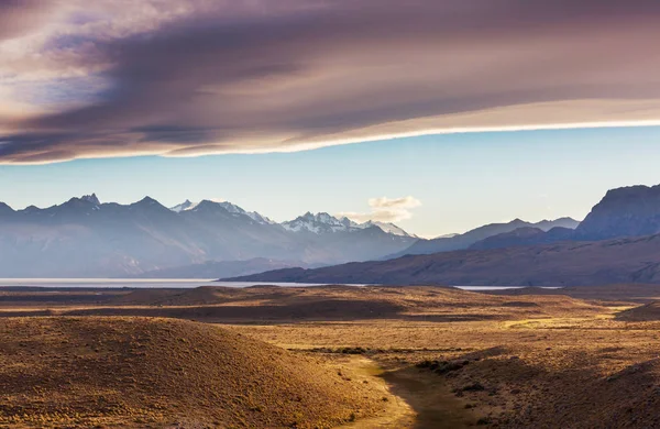 Patagóniai Tájak Dél Argentínában Gyönyörű Természeti Tájak — Stock Fotó