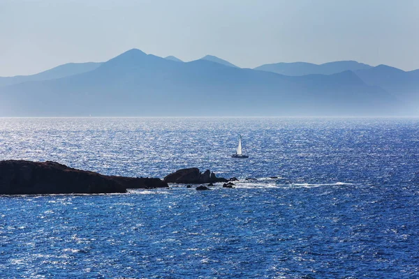 Bella Costa Del Mare Turchia Paesaggi Naturali Incredibili Lungo Percorso — Foto Stock