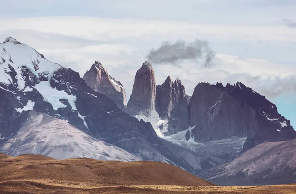 Beautiful Mountain Landscapes Torres Del Paine National Park Chile World — Stock Photo, Image