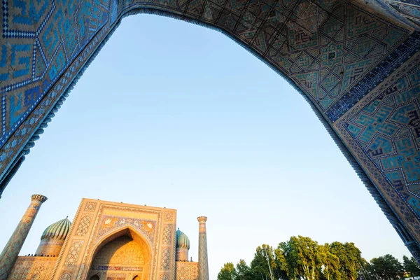 Medrese Starobylém Městě Bukhara Uzbekistán — Stock fotografie