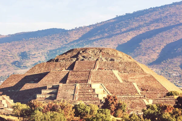 Solpyramiden Teotihuacan Mexico – stockfoto