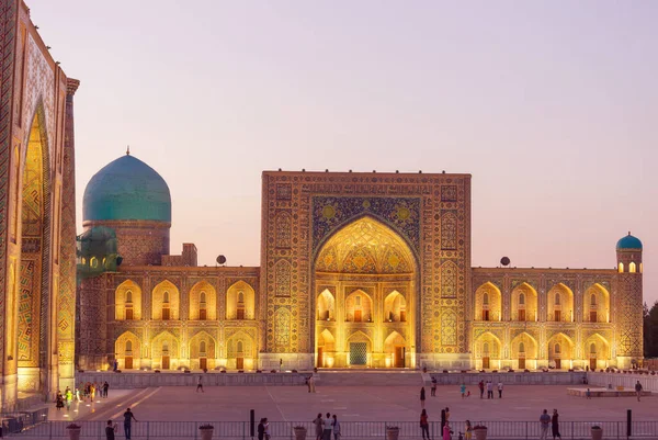 Arkitektoniska Detaljer Antik Arkitektur Usbekistan Samarkand — Stockfoto