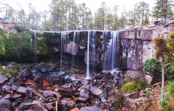 Hermosa Cascada Selva México — Foto de Stock