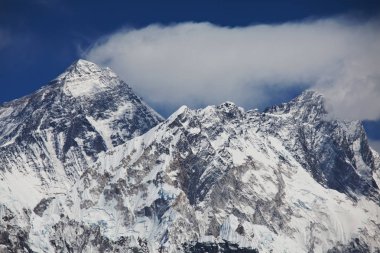 Kala Patthar 'dan Everest Dağı' na kadar, Everest ana kampı, Khumbu vadisi, Nepal