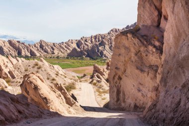 Kuzey Arjantin 'in manzarası. Güzel, ilham verici doğal manzaralar..