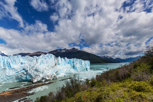 Perito Moreno Παγετώνας Στην Αργεντίνα — Φωτογραφία Αρχείου