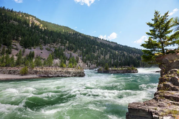 Rio Kootenai Montana Eua — Fotografia de Stock