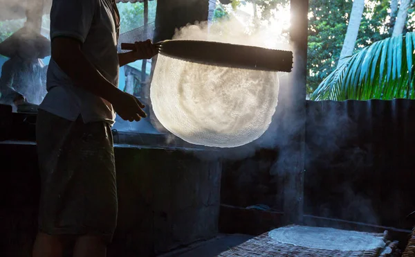 Local Rice Noodles Factory Vietnam — Stockfoto