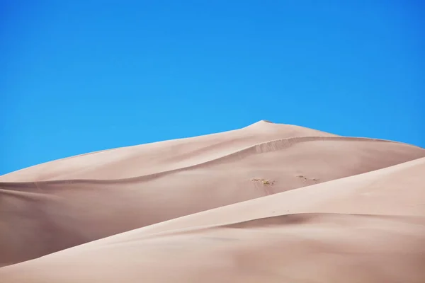Dunes Sable Intactes Dans Désert Reculé — Photo