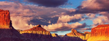 Amerikan çölünün güzel manzaraları