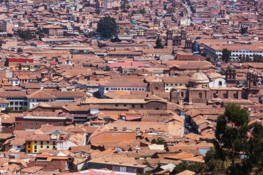 Güzel ünlü Cusco şehirde Peru.
