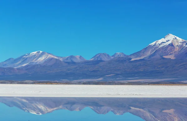 Salar Uyuni Boliwia Największa Płaska Sól Świecie Niezwykłe Krajobrazy Przyrody — Zdjęcie stockowe