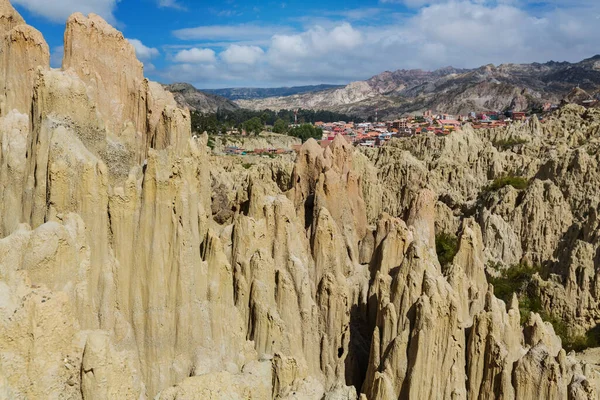 Paz Bolivya Daki Valle Luna Alışılmadık Doğal Manzaralar Güzel Yer — Stok fotoğraf