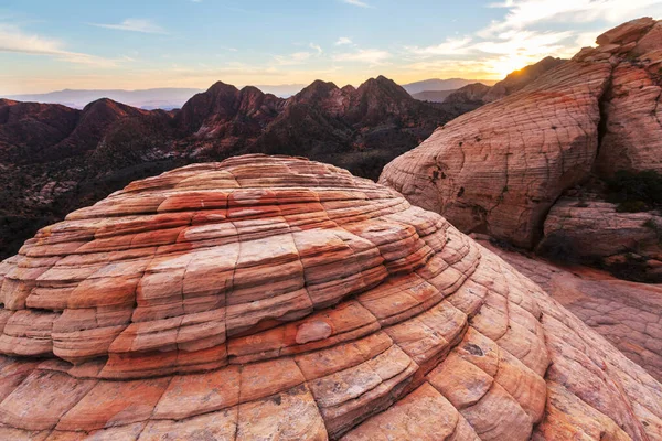 Formazioni Arenaria Nello Utah Usa Appartamenti Yant — Foto Stock