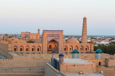 Hiva, Özbekistan antik kenti. UNESCO Dünya Mirası