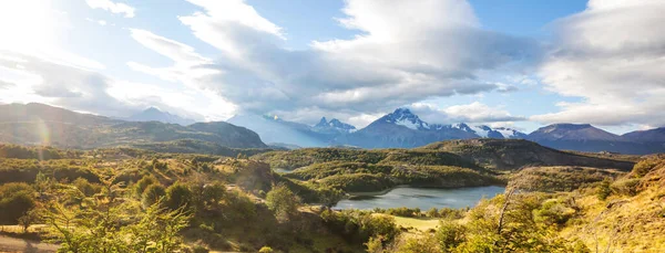 Güney Patagonya Şili Deki Carretera Austral Çakıl Yolu Boyunca Güzel — Stok fotoğraf